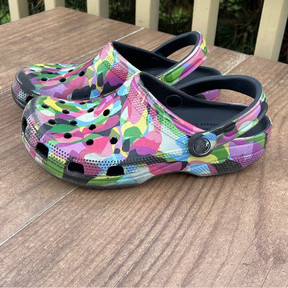 Crocs classic bubble block women 7 clog shoes - Picture 1 of 6
